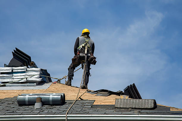 Professional Metal Roofing technician working in Marysville, CA